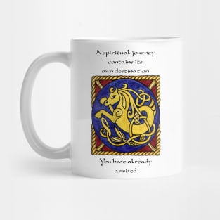 Celtic Design #1 with uplifting  inspirational thought Mug